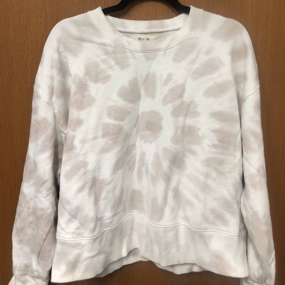 Madewell Tie-Dye Crop Sweatshirt